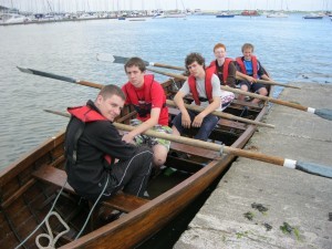 Under 15's Crew ready for the off!
