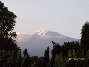 View of Kilimanjaro September 2008
