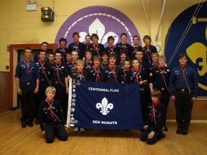 Malahide Sea Scouts(Friday Night)-World Centennial Sea Scout Flag - Aug 2010