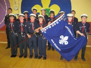 Malahide Sea Scouts (Wed.Night) Centennial Flag