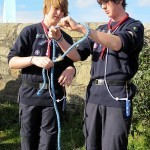 Last minute brush up on ropework