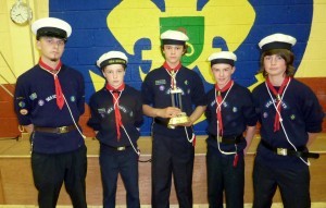 Coxswain Finin O Bruachail  1st place U 13 crew .Long Distance Skiff race