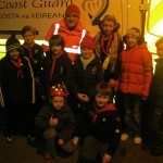 Malahide cubs at Irish Coast Guard Station Howth