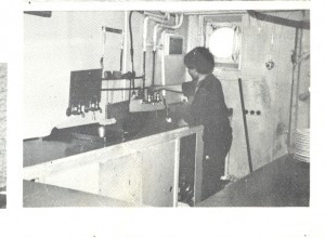 Working in the galley .L.V.Albatross