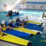 Rafting up!