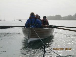 Making way in Malahide Estuary