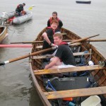 Under 20 pair oar cox Malahide crew