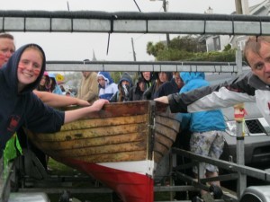 Dollymount load boat for homeward journey