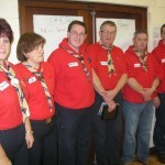 The Scouting Ireland training team who came to town