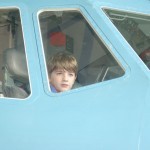 At the controls of a CASA  CN-235