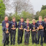 The winning team with Skipper james Doyle. 1st Place at County Shield
