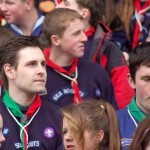 Malahide Sea Scouts in the crowd