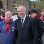 Gerard with our guest Councillor Coyle
