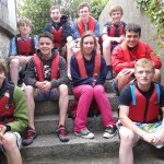 Members of the Neala,Wednesday and Friday night troops of Malahide Sea Scouts