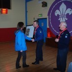 Presentation to Elaine Dunne ,pass Group Secretary