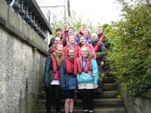 Boat crews at Oars Charge Cert. 2013