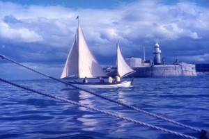 Dalkey Sea Scouts Sea Wolf in Dunlaoghaire Harbour
