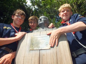 On duty in Gilwell Park