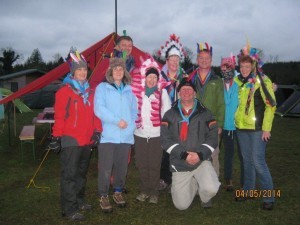 Many "Indians , make peace" at Castle Saunderson