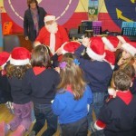 Beavers greet Santa