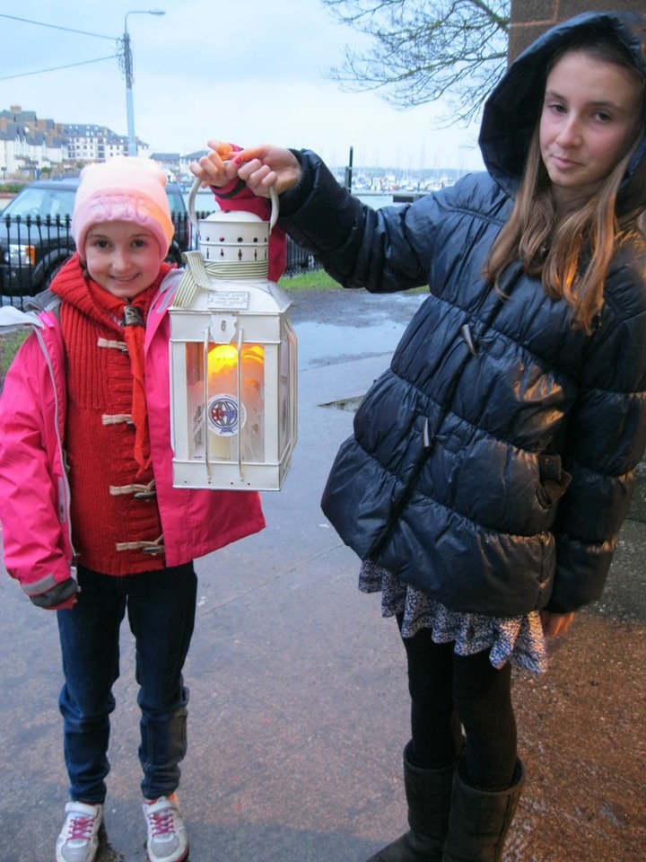 Peace Light arrives in Malahide
