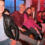 Scouts and leaders at choir service held in The Den