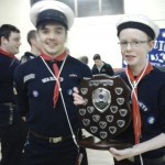 Skipper Colgan presents seaman of the year