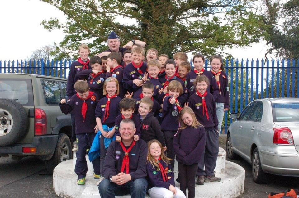 Skipper Lee Hazzard with Tuesday Cubs,Baldonnel Aerodrome