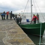 Ferry Boat Shamrock on Lambay island