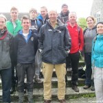 Members of Malahide Sea Scout Group with Alex Baring (Lord Ravelstoke)