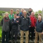 Members of Malahide Sea Scout Group with Alex Baring (Lord Ravelstoke)