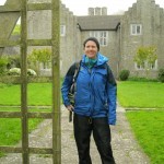 Exiting through gates of ramparts of Castle